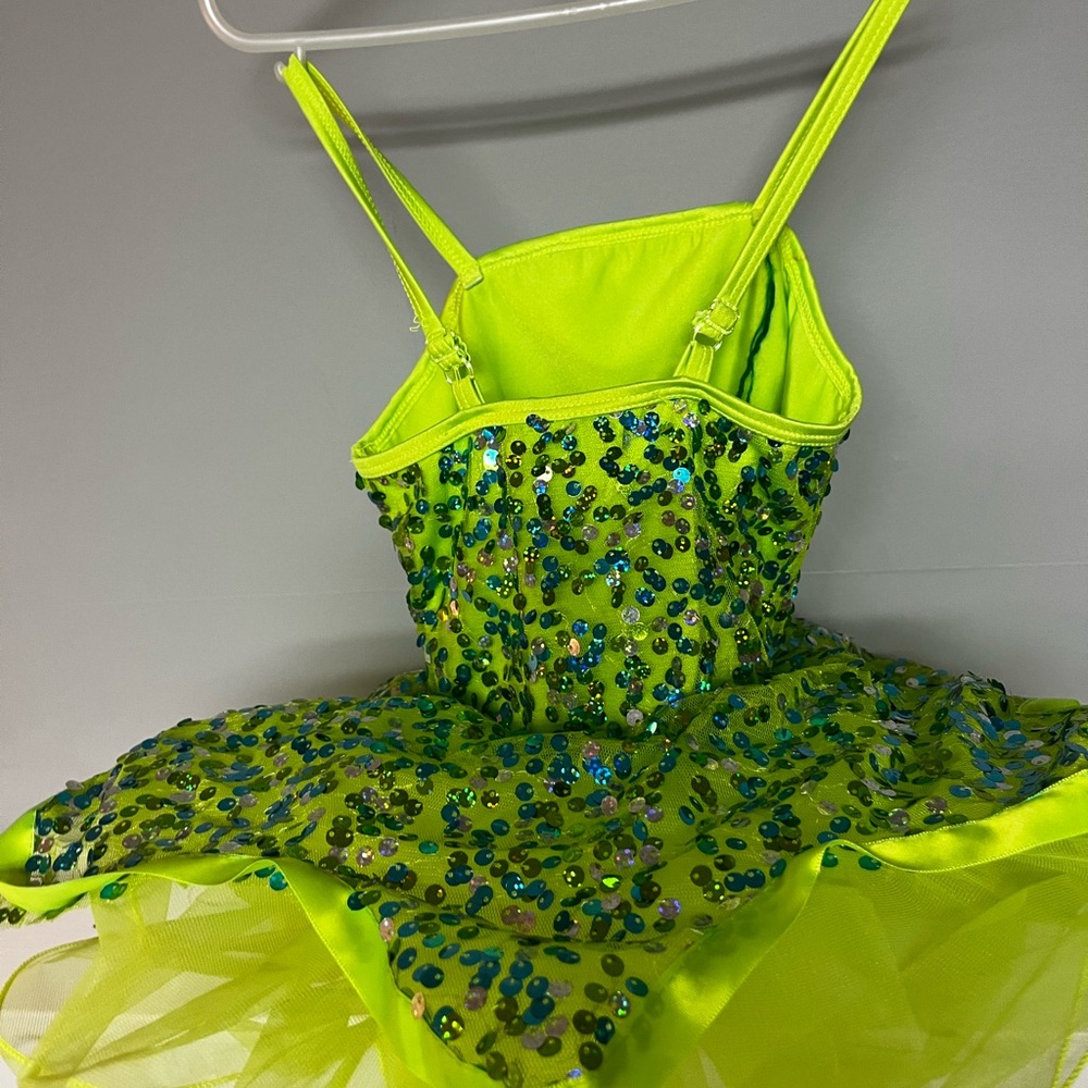 ✨ 🐸 Sparkling Green Sequin 🐸 ✨ girls ballet costume little froggy🐸✨ size S